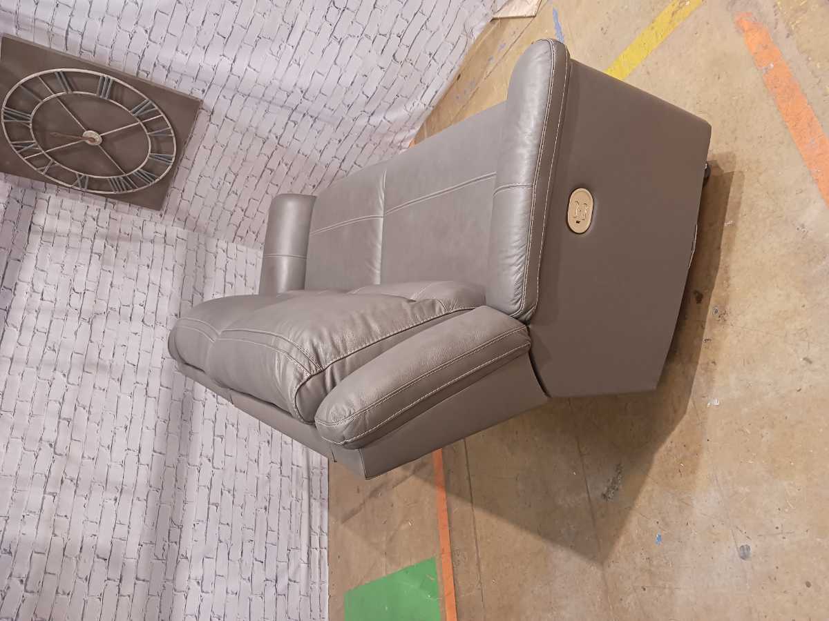 Trasimeno Power Reclining Sofa - Grey - Gallery Image 11